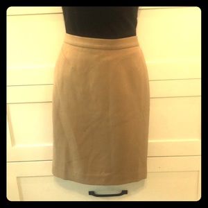 NWT LOFT tan pencil skirt